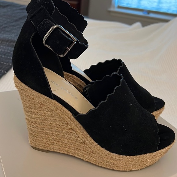 Marc Fisher HAYA platform wedge espadrilles - Picture 1 of 4